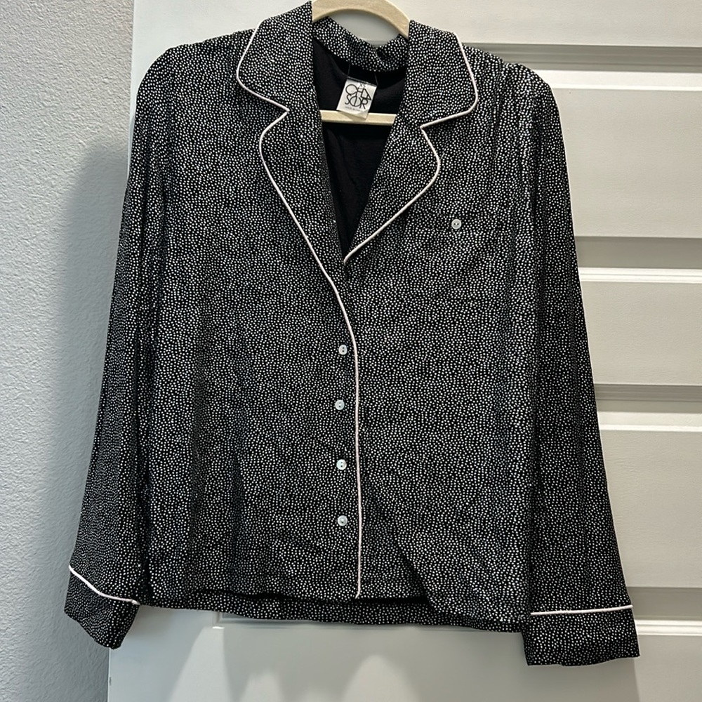 Chasor Glitter Pajama Blouse